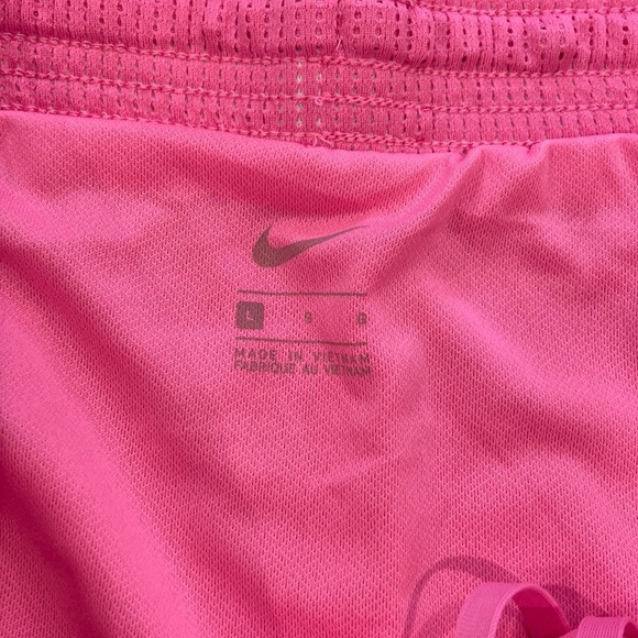 NIKE Swoosh Shorts Run Pink Brief-Lined RunninG (DJ0927-607)  Women’s Size Large - Picture 7 of 8
